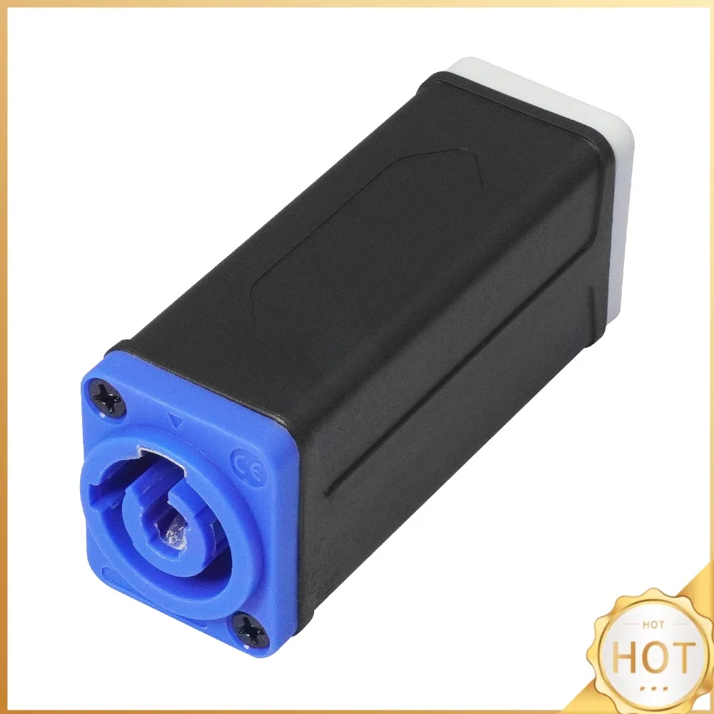 Stage Lighting Power Connector Adapter Plug and Play 3pin Powercon Cable Connector Compact for LED Stage Lights Live Events