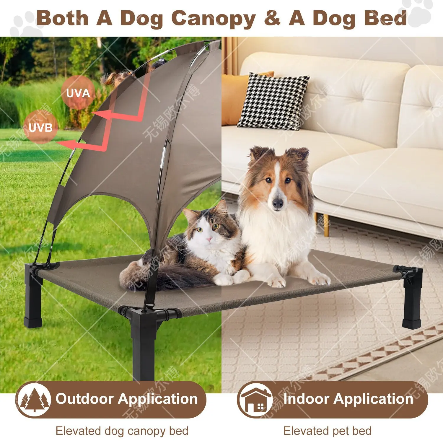 

All-Season Portable Pet Travel Bed Outdoor Foldable and Washable Dog Tent Pet Gift