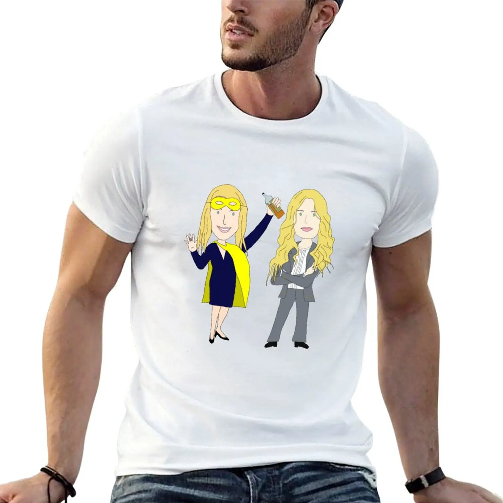 Emmerdale - T-shirt Vanity Charity & Vanessa en coton doux imprimé