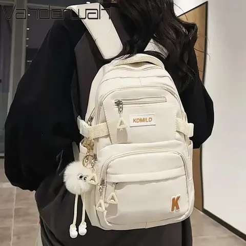 여성 가방 여성 배낭 배낭 Bagpacks 여행 가방 여성 백 팩 Mens Ita Ladies Women's 2025 Kawaii Multifinonal School