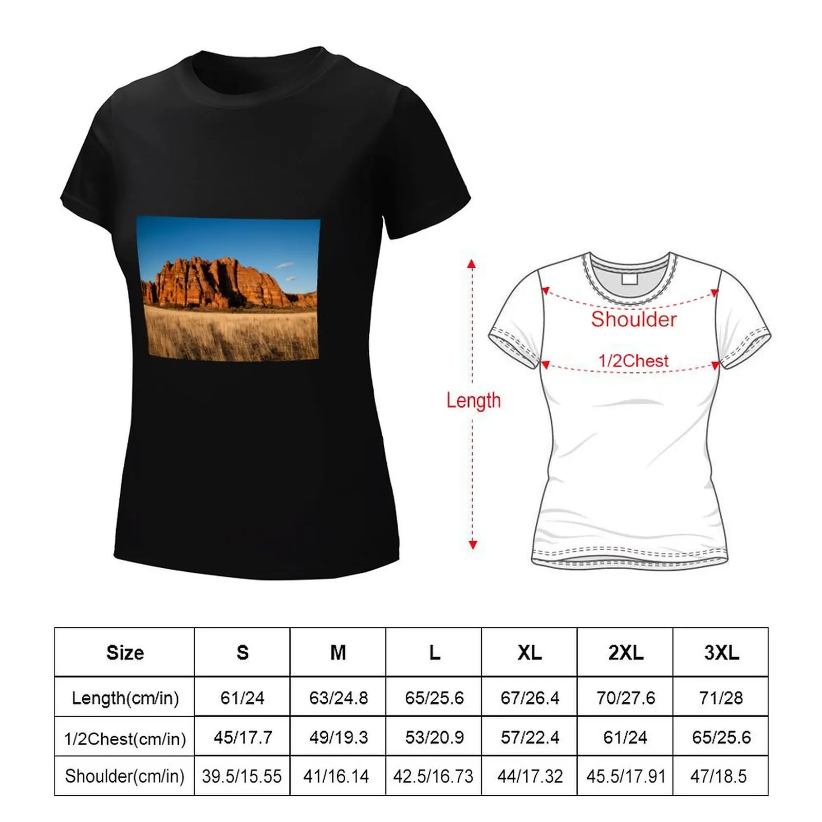 Kolob Terrace Cliffs T-Shirt plus size tops quick-drying cropped t shirts for Women image 6