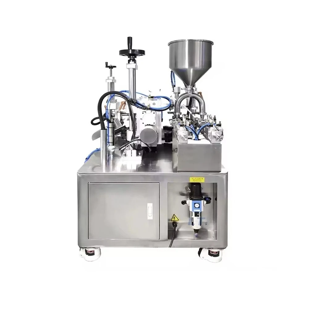 Small Tabletop Paste Tube Filler Sealer LT-006SS | Automatic Honey, Sauce Customizable Service