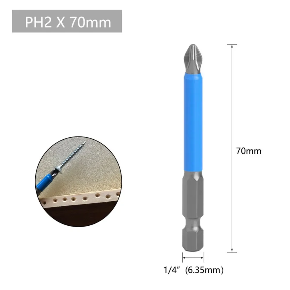 Drill Bit Hexagon Shank Electric Hand Tools Hex Shank Magnetic Screwdriver 1/4 Inch 25/50/70/90/150mm Brand New