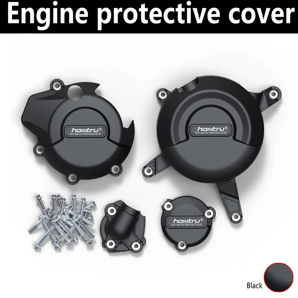 For CFmoto 300SS 2023+ 300NK 2023+ Engine Protection Cover carbon-look