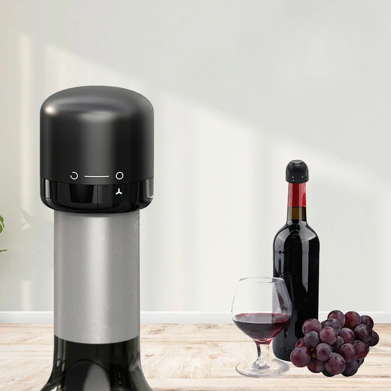 

Sealed Bottle Cap Stopper Vacuum Red Wine Champagne Bottle Stopper Set Leak-proof Retain Freshness Wine Bottle Plug