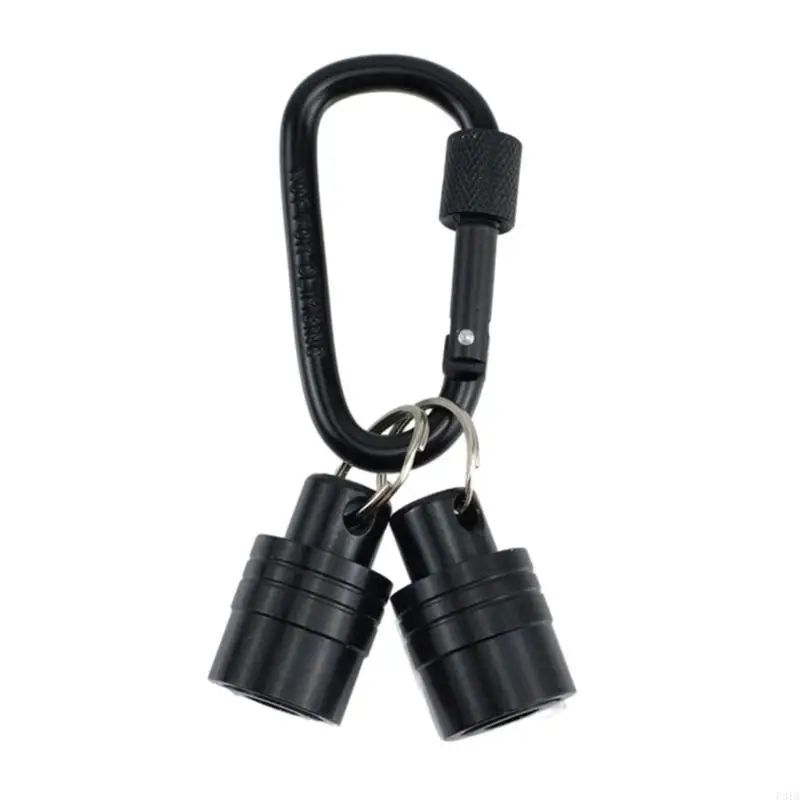 2025 New Drill Bit Holders Keychains Set, with Carabiners for Fast Bit Swapping on Jobsites