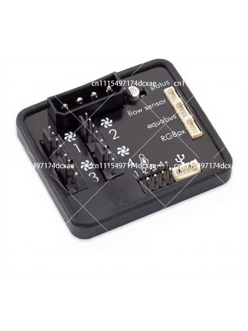 4 Channel Fan Controller Hub RGBpx LED Splitter for PC Water Cooling