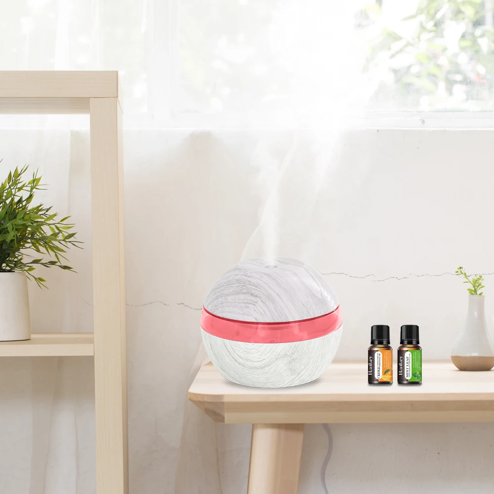 

New 300ml Humidifier Aromatherapy Aroma Oil Diffuser 7 Color LED Night Light USB Powered Touch Control for Home Office