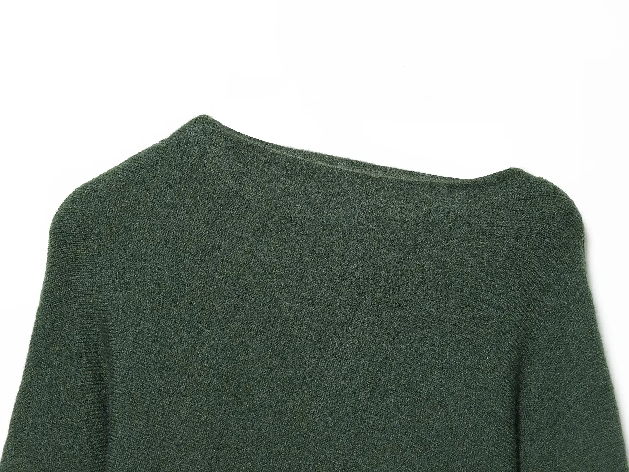 VROUW mode Europese en Amerikaanse stijl winter nieuwe armband decoratie asymmetrische gebreide trui met lange mouwen Mujer