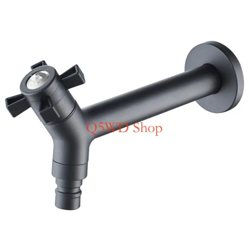 Q5WD High Grade Steel Fast Flows Washing Machine Valves Easy Turn Levers Installation Ready Quick Fixing for Most Connection