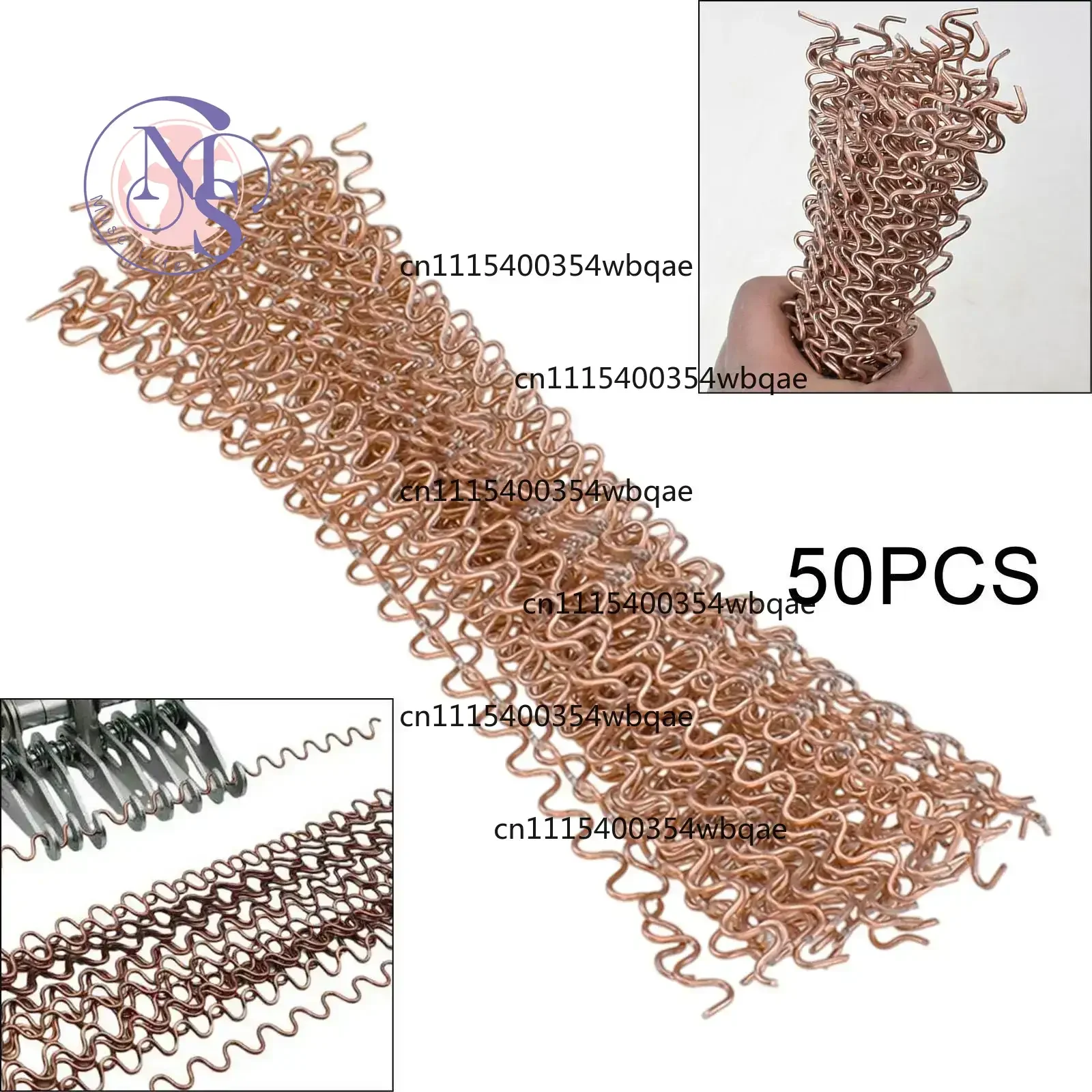 ZOCI-Car Dent Removal Rod Kit, High Strength Copper Corrugated Wiggle Wires for Auto Dent Pulling Repair