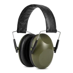 Compact Foldable Ear Defenders, Ear Protection Safety Earmuffs, Noise Reduction Slim Passive Hearing Protectorfor Gun Range