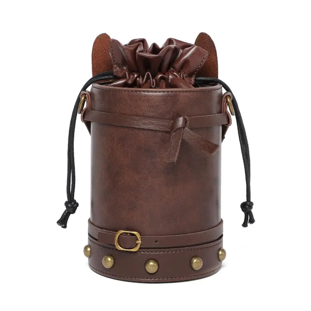 Unisex Medieval Retro Style Horsehead One Shoulder Crossbody Bag Viking Animal Horse Shaped Backpack Phone Bag Coin Wallet