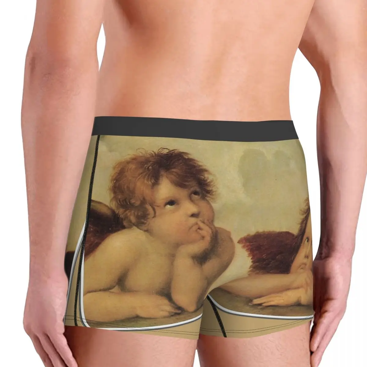 Calzoncillos de Angels Cherubs Dreaming By Raphael Renaissance Angels para hombre, ropa interior Sexy, Calzoncillos Bóxer
