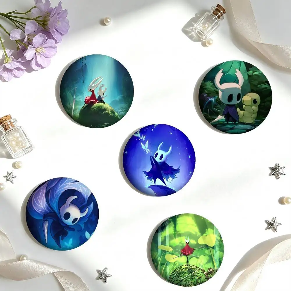 Hollow Knight Silksong Game 25mm 32mm 44mm 58mm 75mm Brooches Badges Pins for Accessories Gift