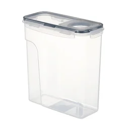 4L Kitchen Sealed Tank Flap Grain Storage Box Refrigerator Side Door Plastic Storage Box Fresh Milk Powder Tank