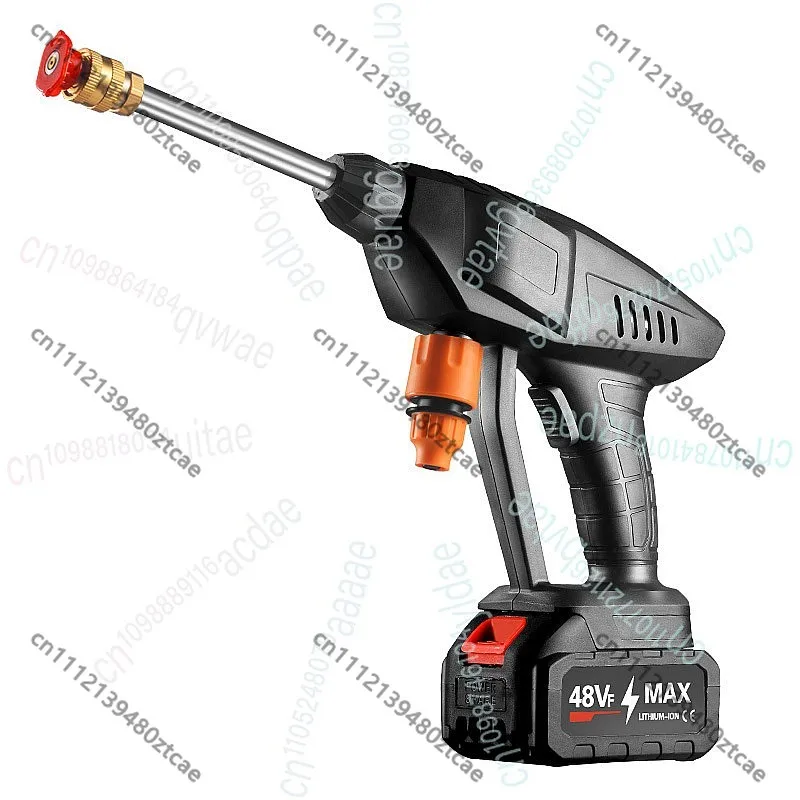 

Wireless High Pressure Car Wash Gun Portable Powerful Cleaning Tool for Home
