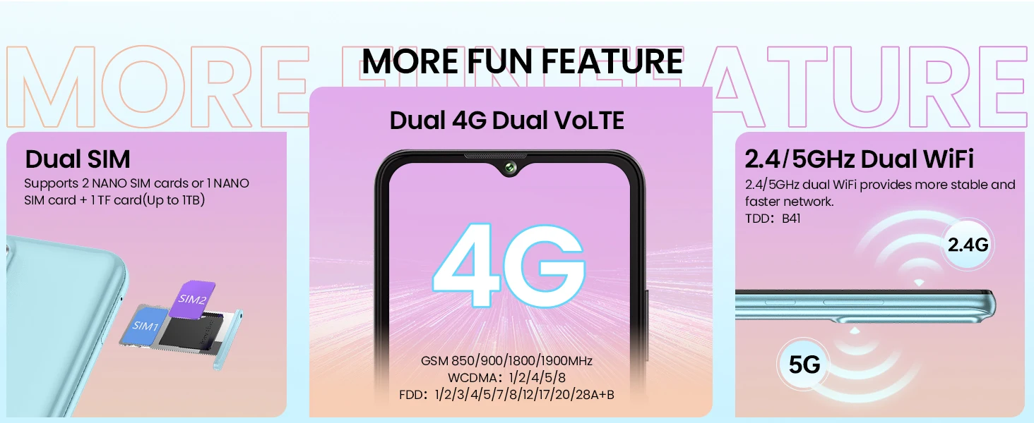 Cubot A10 Android Smartphone , 12GB (4GB+8GB)+128GB ROM, Octa-core, 6.56-Inch 90Hz Screen, 5100mAh, 48MP