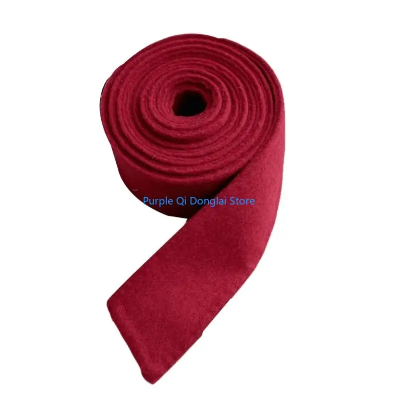 L21E Ladies Coat Belt Decorative Wide Trench Belt Multiple Color Knotted Woolen Belts