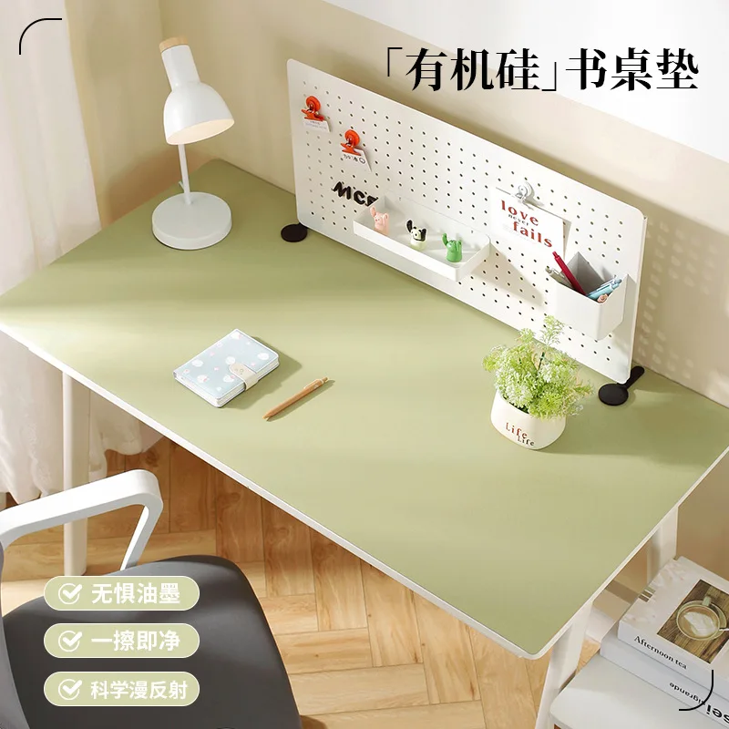 Student Study Desk Mat Tablecloth Mousepad Large Gaming Waterproof Non-slip PU Suede Desk Mat Computer Keyboard Desk Pad Mats