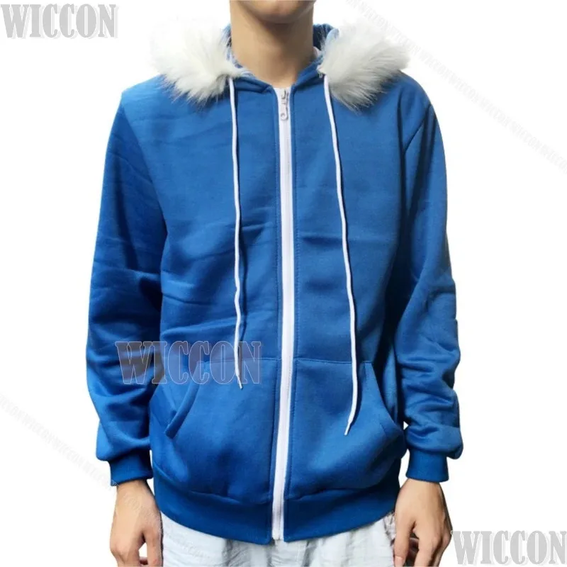 أزياء Sans Brothers Game Undertale التأثيرية معطف أزرق وياقة من الفرو مع قلنسوة مقاس S-5XL لحفلات الهالوين للنساء Mk;3,c'5.b;8'