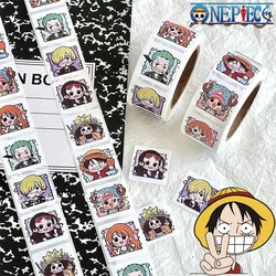 ONE PIECE Luffy Cartoon Sticker Anime Kids Toy Stickers School Teacher Reward Stickers Laptop Suitcase Skateboard Sticker Gifts