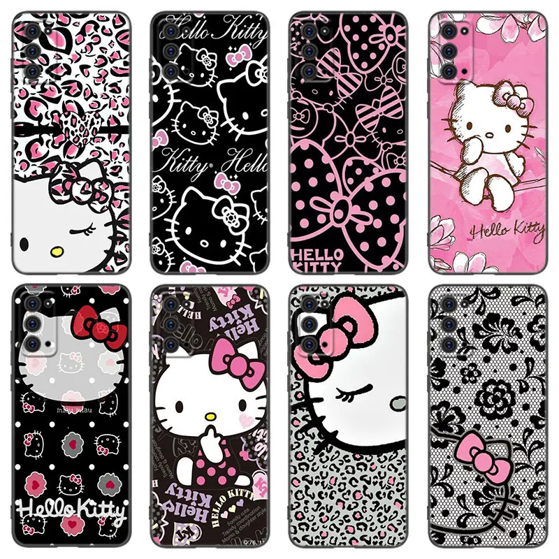 Розовый чехол Kitty Cat для телефона Samsung M30 M31 S Note 10 Lite 20 M04 M13 M32 M14 M23 M33 M34 M42 M52 M53 M54 M11 M12 M21 M22 M51