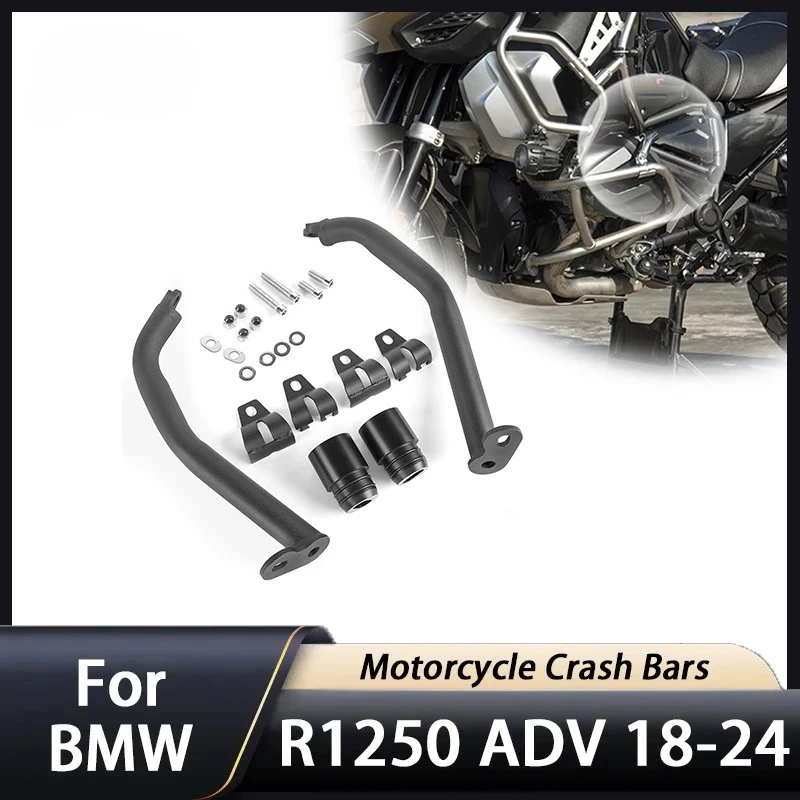 

Enhanced Engine Guard Crash Bar Motorcycle Highway Bumper Frame Stung Cage 2018-2024 For BMW R1250 Adv R 1250 Adventure