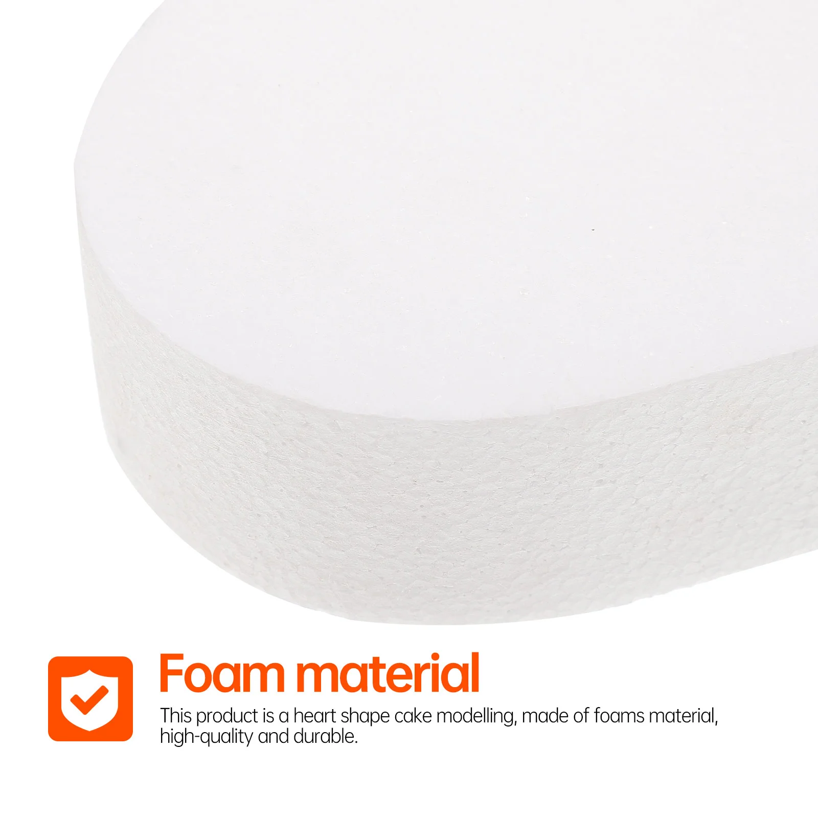 Cake Dummystyrofoam Heart Dummies Polystyrene Formodel Wedding Practice Diy Craft Fake Decorating Mould Shaped Display Rounds