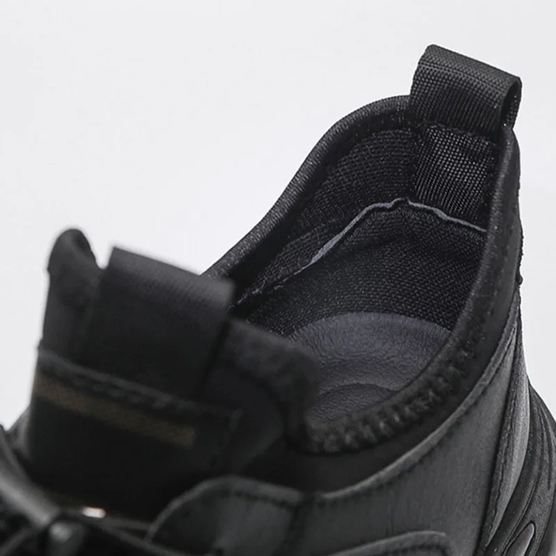 Oulylan Round Toe Laced Men's Branded Sneakers Men Models Sports Of Famous Brands Chassure Kit Maker Casual Walking Boots Shoes view 3