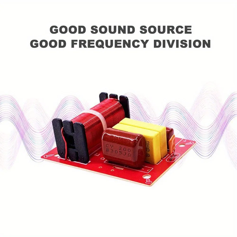 WEAH-234 80 W 2-Way Speaker Frequency Divider，Treble & Bass Audio Filter—perfect for speaker