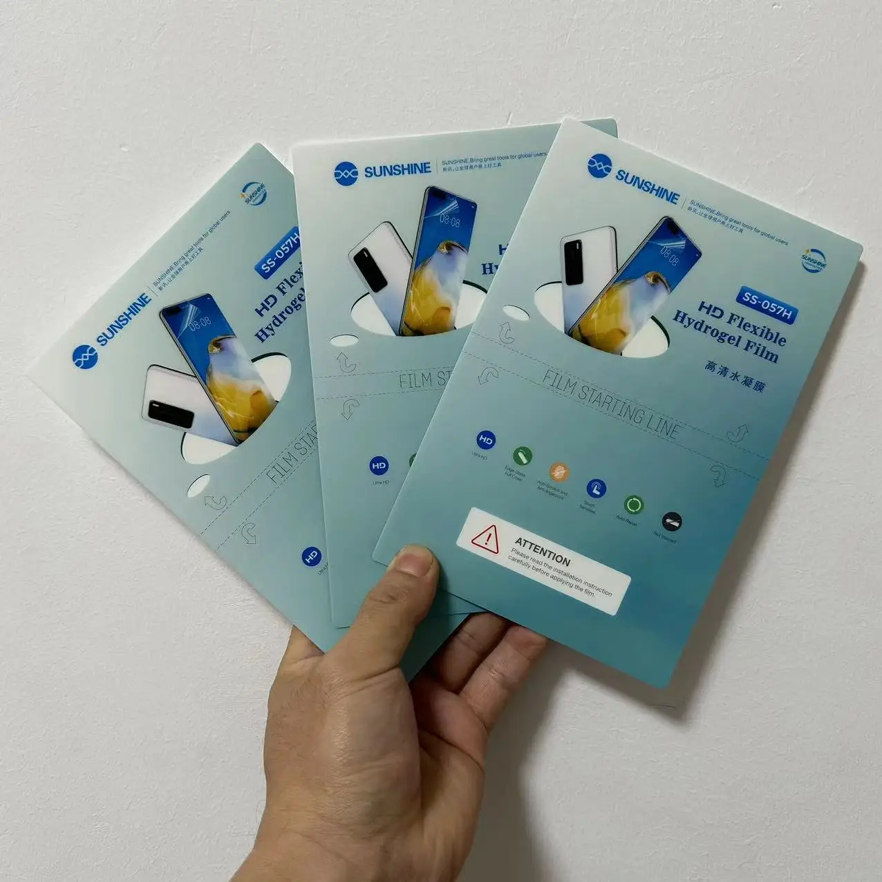 

50PCs SUNSHINE Original HD Flexible Hydrogel Film SS-057H Universal Screen Protector Without Cut Code For Cutting Machine DEVIA