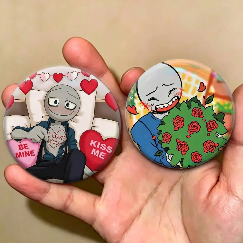 Game Your Boyfriend P-Peter D-Dunbar   Badges Creative Tinplate Button PinsBrooch Badge Clothes Backpack
