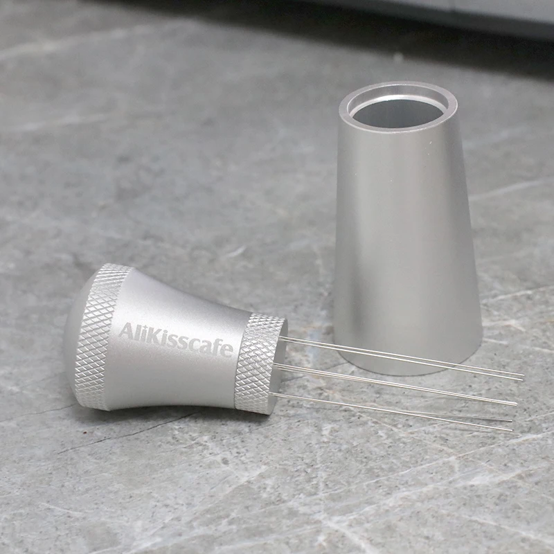 موزع إبر إسبريسو من الفولاذ المقاوم للصدأ ، آلة تقليب ، حامل تسوية ، أداة قهوة ، ملحقات باريستا ، 51: 54: 50: 58 #2