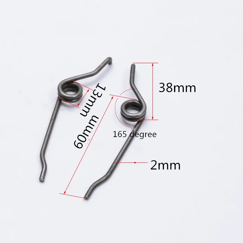 Door Lock Spring Lock Body 2.0/2.5mm Wire Diameter 90/165 Degrees Torsion Spring Accessories
