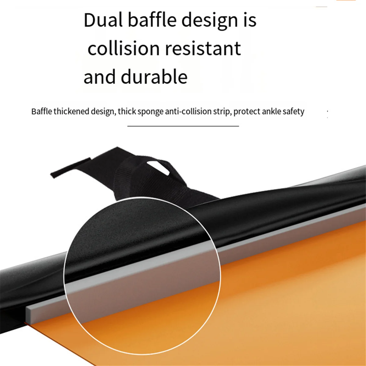 SMIEA Yoga-Gleitmatte, Sport, Fitness, Gleitplatte, Kernübung, Laufen, Skaten, Beintrainingsbrett, Fitnessgeräte, Orange, 180 cm