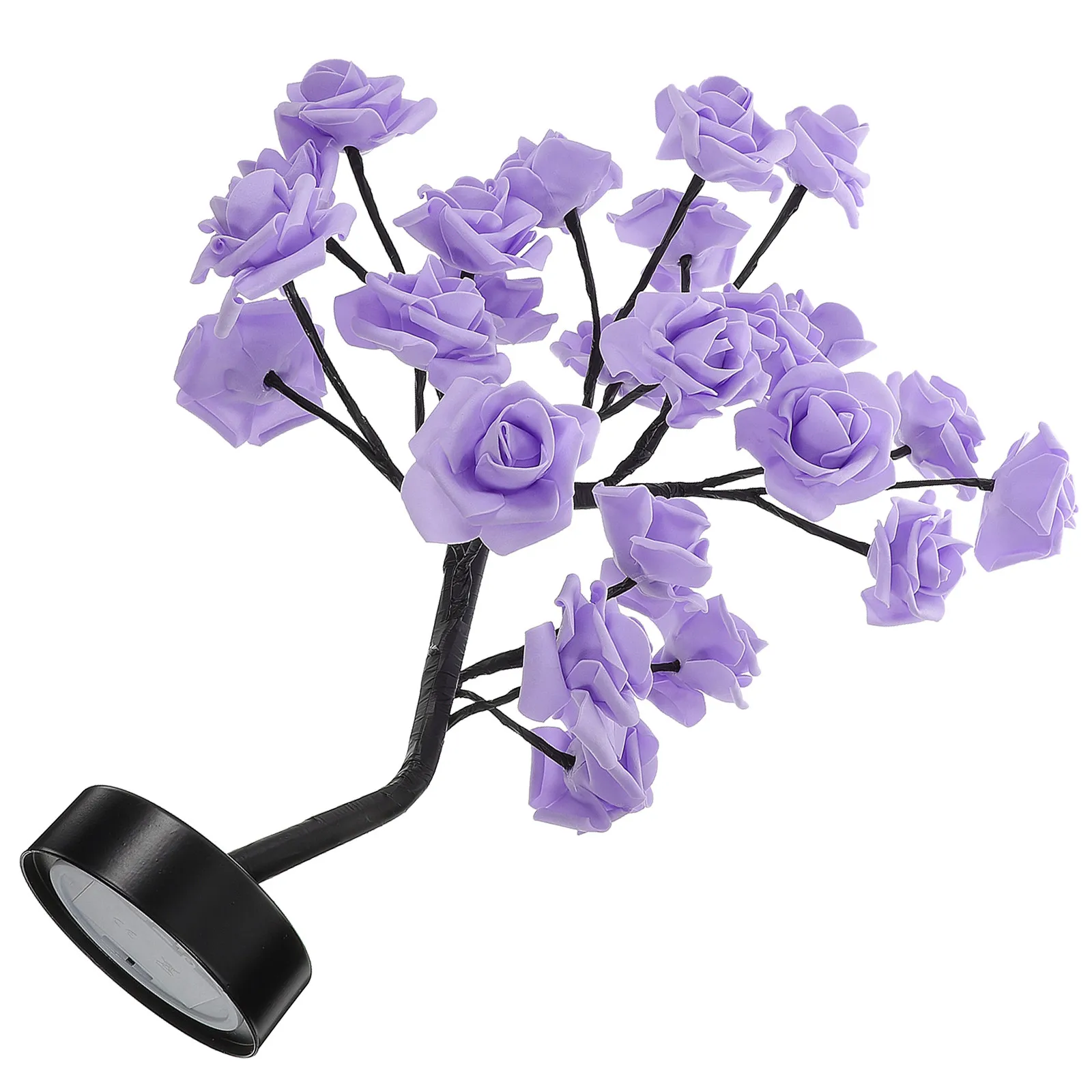 

Rose Lamp LED Tree Decorative Table Lamp Bedroom Night Light Warm Indoor Home Decor LED Roses Flowers Lights Rose Lamps
