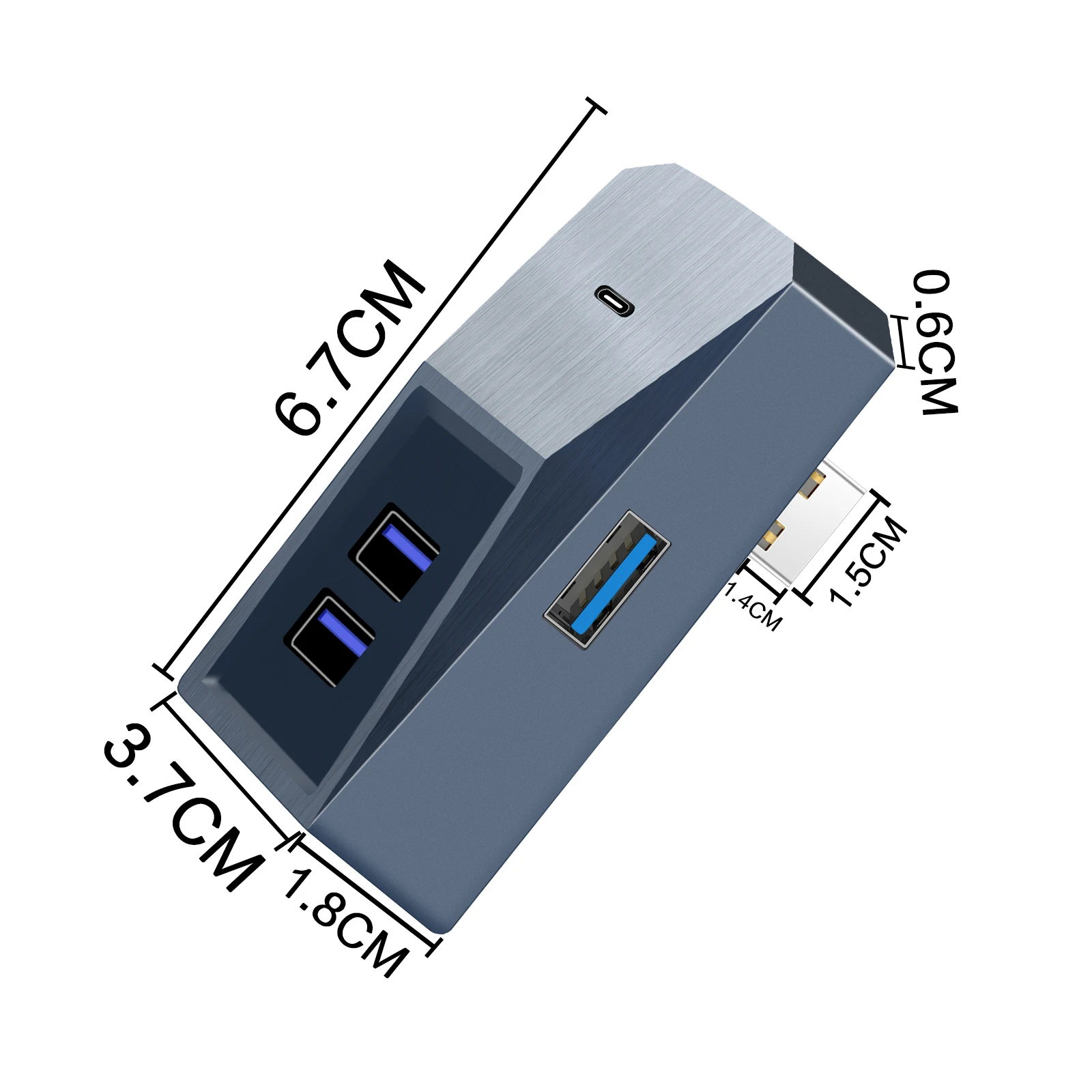 Estación de acoplamiento para Tesla Model Y Model 3, accesorios, Glovebox, puerto USB Hub, adaptador de cargador rápido, extensión divisora