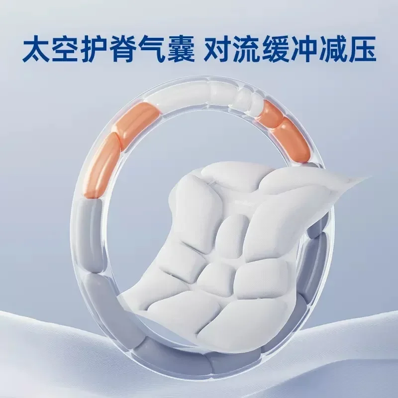 Airbag spine bag, light weight reduction backpack for primary and secondary school students
