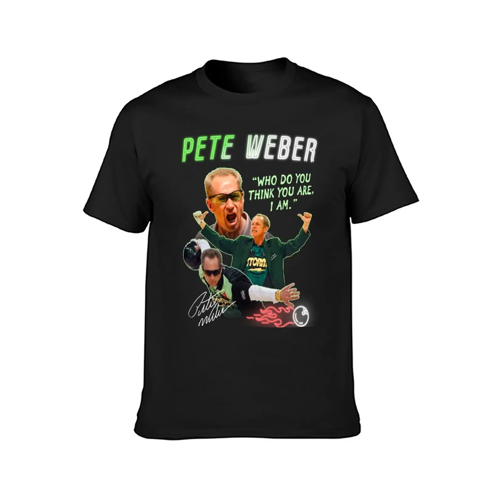 Pete Weber Bowling Vintage T-Shirt vintage sublime hippie clothes Short sleeve tee funny t shirts for men