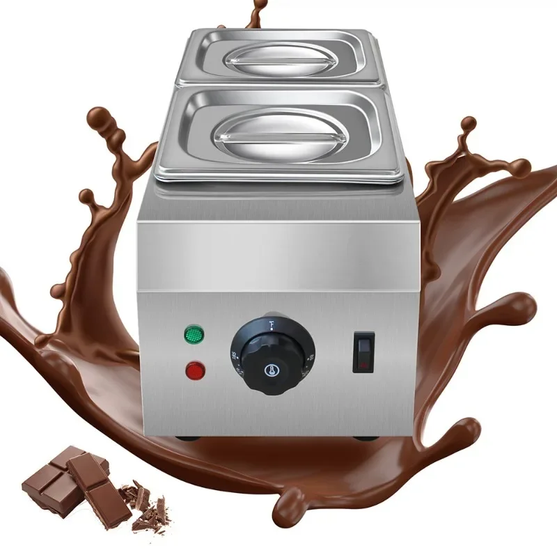 Chocolate Melting Machine Commercial Chocolate Melting Furnace Double Cylinder Electric Chocolate Melting Machine Baking