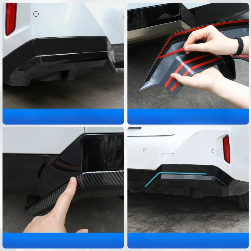 

Rear Tail Lip Air Knife Spoiler Blackened Darth Vader Kit 530 For BMW 5 Series I5 2024-2025 Exterior Modification Accessories