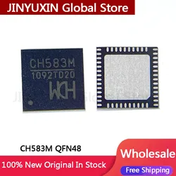 1-100 pz CH583M CH583 QFN48 S32 bit a bassa potenza Bluetooth MCU IC Chip In magazzino all'ingrosso