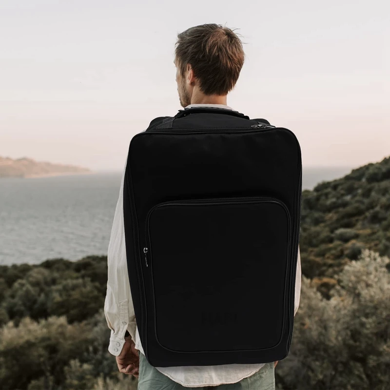 1 Stück Cajon-Tasche Cajon-Rucksack aus schwarzer Oxford + Baumwolle mit Griff und Schultergurt, Cajon-Zubehör