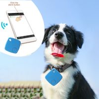 Anti-lost Pet Bluetooth GPS Tracker Wireless Tracker Bluetooth 5.0 Smart Tracker Plastic Alarm GPS Locator For Dogs Cats