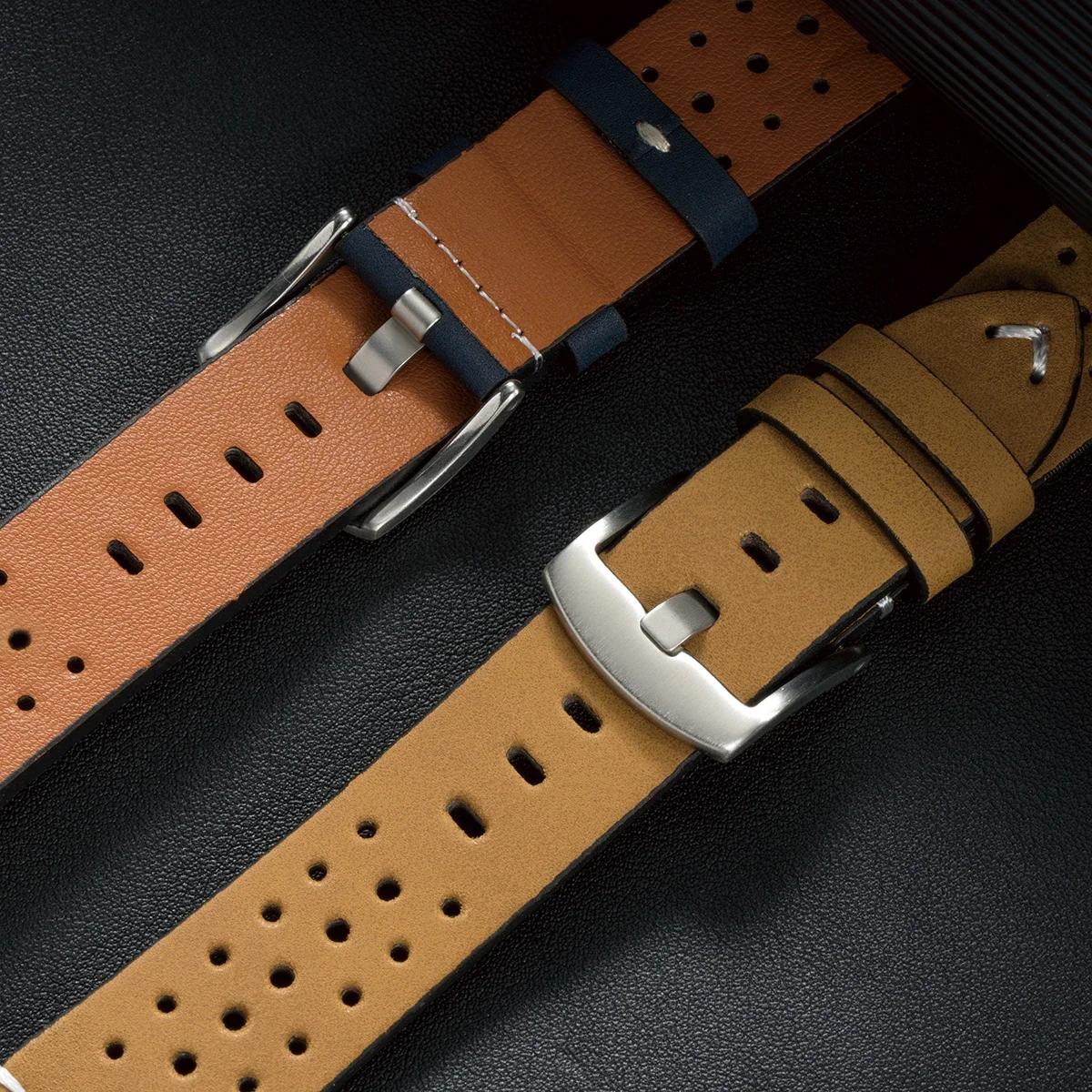 حزام جلدي لساعة سامسونج 8 الترا 2 ساعة 8 40 مللي متر 44 مللي متر رسمي لا فجوات الفرقة ل غالاكسي 8 الكلاسيكية 46 مللي متر سوار إكسسوارات