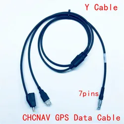 NEW Y Cable CHC I80 GPS USB Data Download X9 X10 Cable For CHCNAV Huacee I80 USB 7 Pin 592166 Cables Surveying GPS