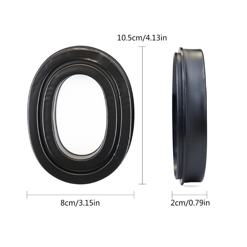 ฟองน้ำรองหูฟังแบบเจล Infused Memory Foam Earmuff สำหรับแผ่นรองหูฟัง Sordin