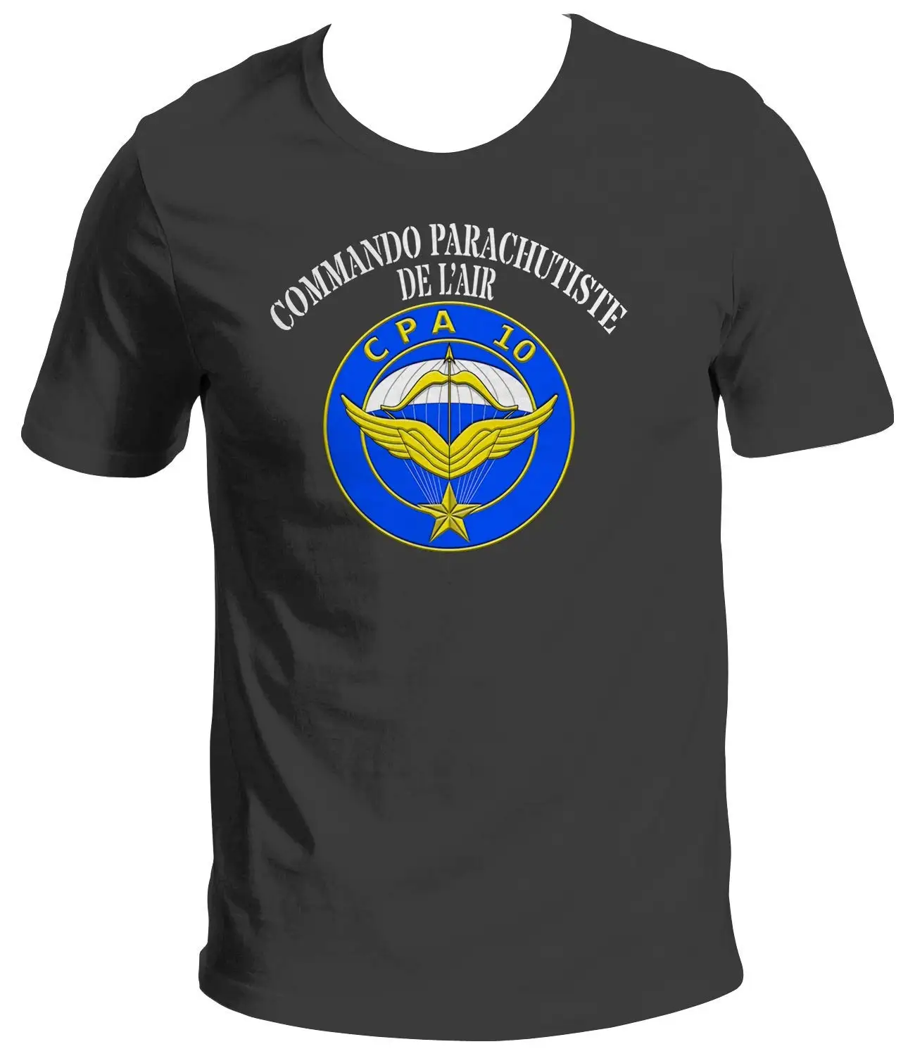 Militaire Commando Parachutiste De L'Air CPA10 French Army T-Shirt Short Sleeve Casual Cotton O-Neck Men T Shirt