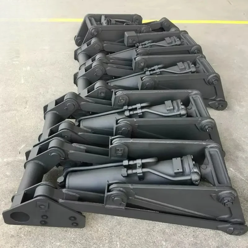 Concentric ground hydraulic column automatic cleaning cylinder scissor gear double vehicle lift hydraulic hoist